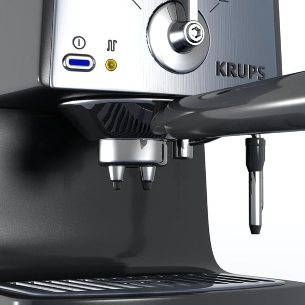 krups xp4020 espressomachine 3d model
